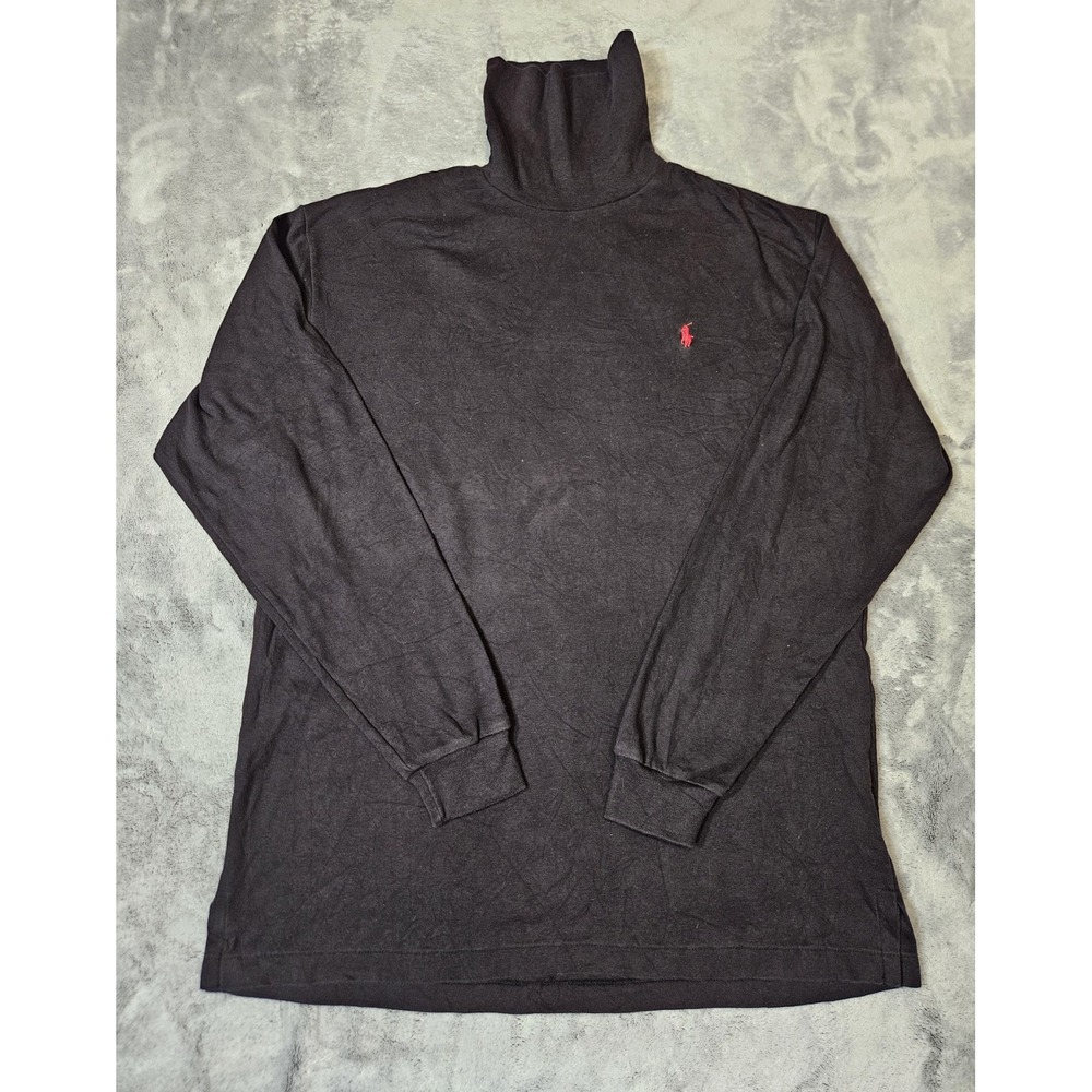 Vintage Polo Ralph Lauren Men's Long Sleeve Turtle Neck Shirt Size Medium